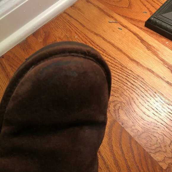 UGG Plumdale Fur Cuff Chestnut Boots - Picture 9 of 9